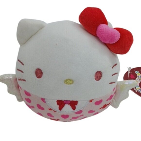 Hello Kitty Squishmallow Valentines Day 2025 Hearts Jazwares 5 Inch Plush - Picture 2 of 5
